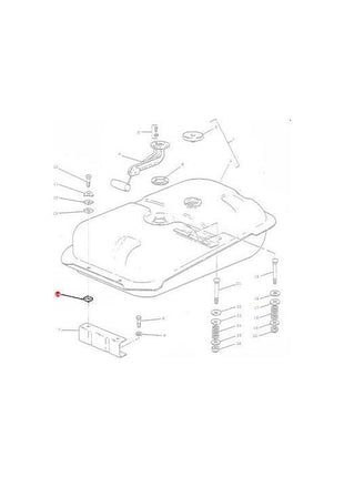 Massey Ferguson - Pad Tank Mount - 898321M1 - Farming Parts