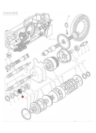 Massey Ferguson - Seal Drive Clutch - 3384503M1 - Farming Parts