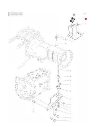 Massey Ferguson - Mounting - 1694720M2 - Farming Parts