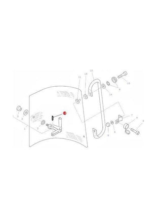 Massey Ferguson - Roll Pin 5mm x 12mm - 1440396X1 - Farming Parts