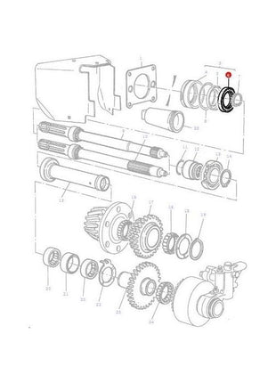 Massey Ferguson - PTO Seal - 834216M1 - Farming Parts