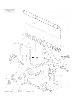 Massey Ferguson - Circlip Cable - 3019839X1 - Farming Parts