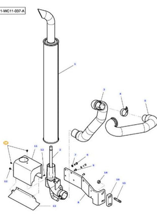 Massey Ferguson - Pan Head Screw M18 x 16 - 3010872X1 - Farming Parts