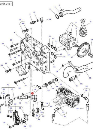 Massey Ferguson - STRAIGHT FITTING - 3019385X91 - Farming Parts