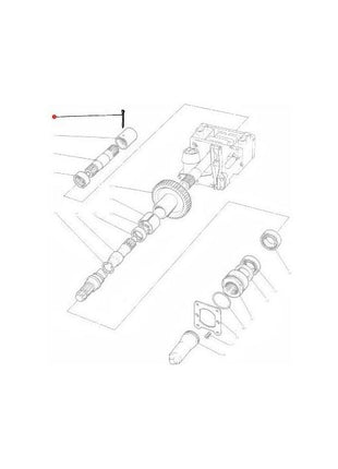 Massey Ferguson - Split Pin PTO Drive - 354415X1 - Farming Parts