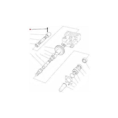 Massey Ferguson - Split Pin PTO Drive - 354415X1 - Farming Parts