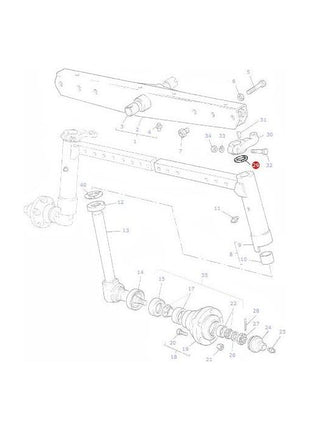 Massey Ferguson - Felt Seal - 183021M2 - Farming Parts