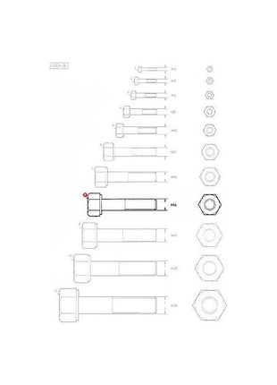 Massey Ferguson - Bolt M16x40 - 390419X1 - Farming Parts