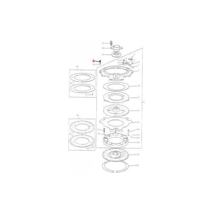 Massey Ferguson - Bolt 5/16x1.75 unc Clutch Assy - 887892M1 - Farming Parts