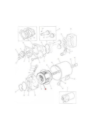 Massey Ferguson - Steering Filter - 1662566M2 - Farming Parts