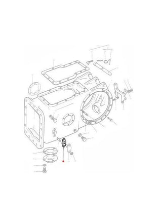 Massey Ferguson - Gasket Pump Peg - 180904M2 - Farming Parts