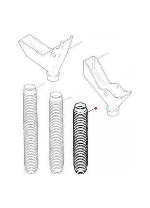 Massey Ferguson - Tube Short - 876888M1 - Farming Parts