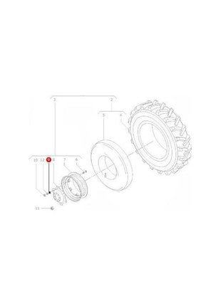 Massey Ferguson - Washer Flat M16 - 3585377M1 - Farming Parts