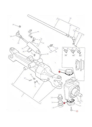 Massey Ferguson - Shim Pivot Cap - 3426230M1 - Farming Parts