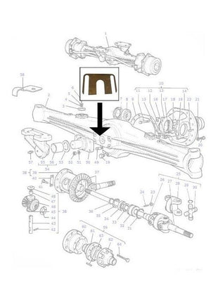 Massey Ferguson - Shim - 3599063M1 - Farming Parts