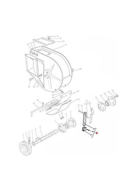 Massey Ferguson - Finger Slinger Housing - 793212M92 - Farming Parts