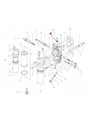 Massey Ferguson - Copper Sealing Washer 14mm - X540004278000 - Farming Parts