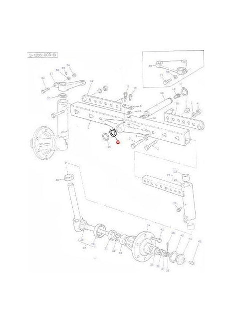 Massey Ferguson - Shim - 1863313M1 - Farming Parts