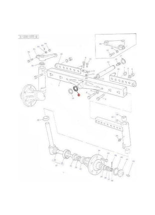 Massey Ferguson - Shim - 186331 - 1863314M1 - Massey Tractor Parts