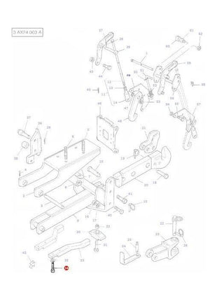 Massey Ferguson - Bolt 1/2x1.75 unf - 353597X1 - Farming Parts