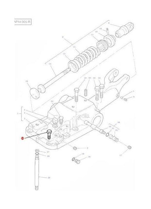 Massey Ferguson - Bolt 7/16x1.7/8 unc - 376805X1 - Farming Parts