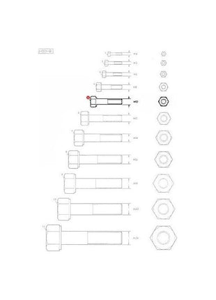 Massey Ferguson - Bolt M10x30 - 339679X1 - Farming Parts