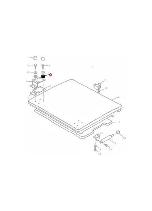 Massey Ferguson - Washer - 3908566M1 - Farming Parts