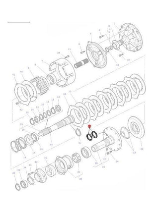 Massey Ferguson - Ring - 3792463M1 - 3382247m1 - Farming Parts