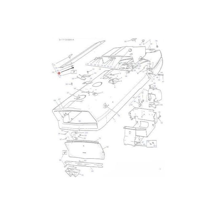 Massey Ferguson - Circlip Fastner - 885367M1 - Farming Parts