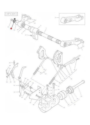 Massey Ferguson - Locking Tab - 897581M3 - Farming Parts