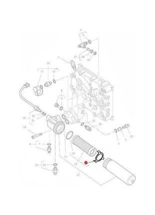 Massey Ferguson - Filter Cup - 4308728M1 - Farming Parts