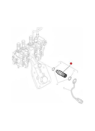 Massey Ferguson - Female Coupler - 4305831M3 - Farming Parts