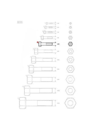 Massey Ferguson - Bolt M10x35 - 339814X1 - Farming Parts