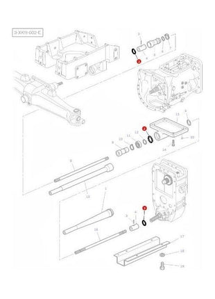 Massey Ferguson - O Ring - 3000440X1 - Farming Parts