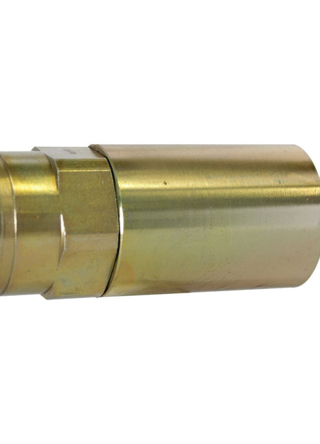 A brass-colored cylindrical hydraulic coupling, identified as the Stauff Quick Release Hydraulic Coupling Female 1/2'' Body x M22 x 1.50 Metric Male Thread (Sparex Part No.S.32054), is horizontally positioned against a plain white background.