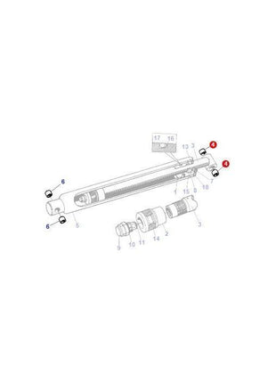 Massey Ferguson - Bush Pin End - AL5018515 - Farming Parts