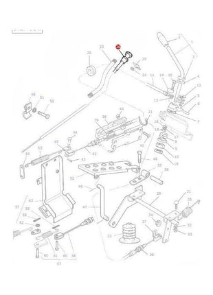 Massey Ferguson - Stop Cable - 3701714M93 - Farming Parts