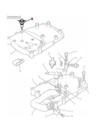 Massey Ferguson - Shuttle Switch - 3698425M1 - Farming Parts