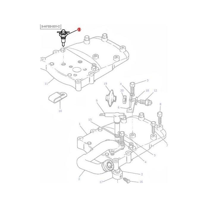 Massey Ferguson - Shuttle Switch - 3698425M1 - Farming Parts