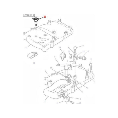 Massey Ferguson - Shuttle Switch - 3698425M1 - Farming Parts