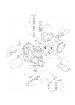 Massey Ferguson - O Ring Pump Cover - 70923570 - Farming Parts