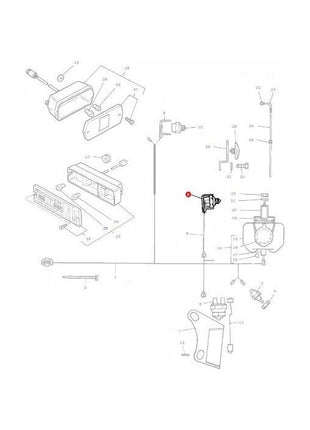 Massey Ferguson - Safety Switch - 1679223M2 - Farming Parts