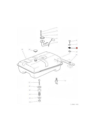 Massey Ferguson - Plate Tank Mount - 826784M1 - Farming Parts