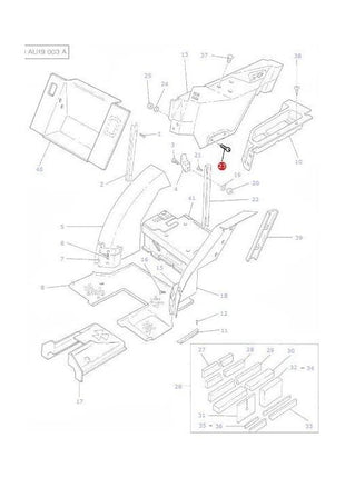 Massey Ferguson - Screw Cladding - 3001753X1 - Farming Parts