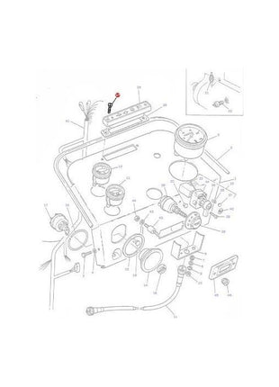 Massey Ferguson - Screw Warning Light - 377245X1 - Farming Parts