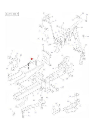 Massey Ferguson - Stud Hitch - 886160M2 - Farming Parts