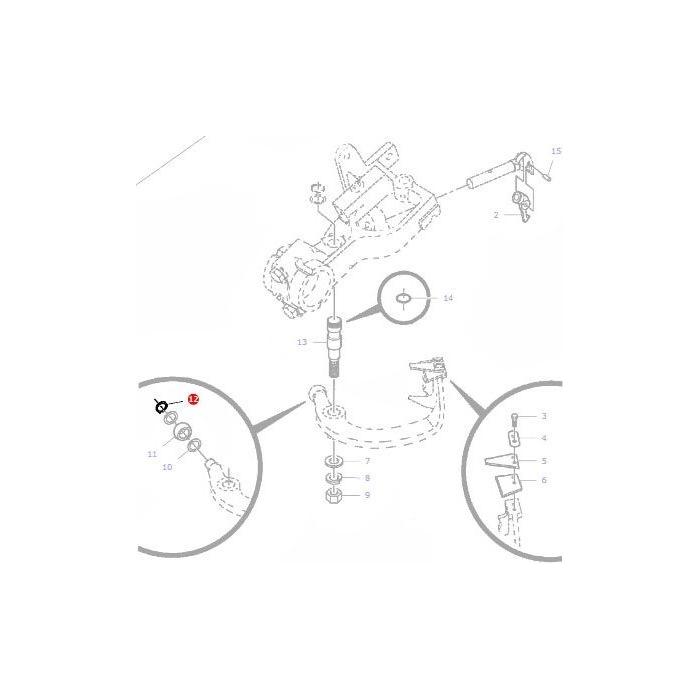 Massey Ferguson - Circlip 1/2 - 70927728 - Farming Parts