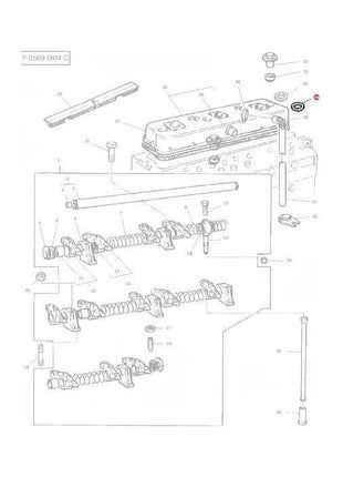 Massey Ferguson - Shim Rocker Cover - 365691X1 - Farming Parts