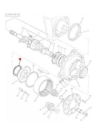 Massey Ferguson - Shim Final Drive - 3426512M1 - Farming Parts