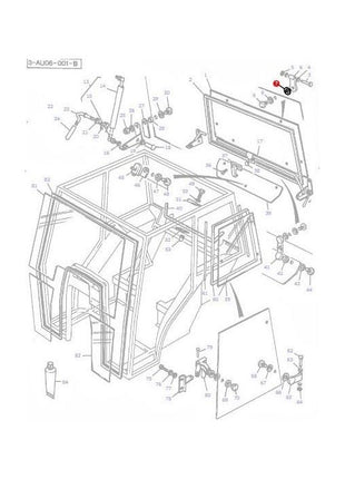 Massey Ferguson - Washer Rubber - 3476130M1 - Farming Parts